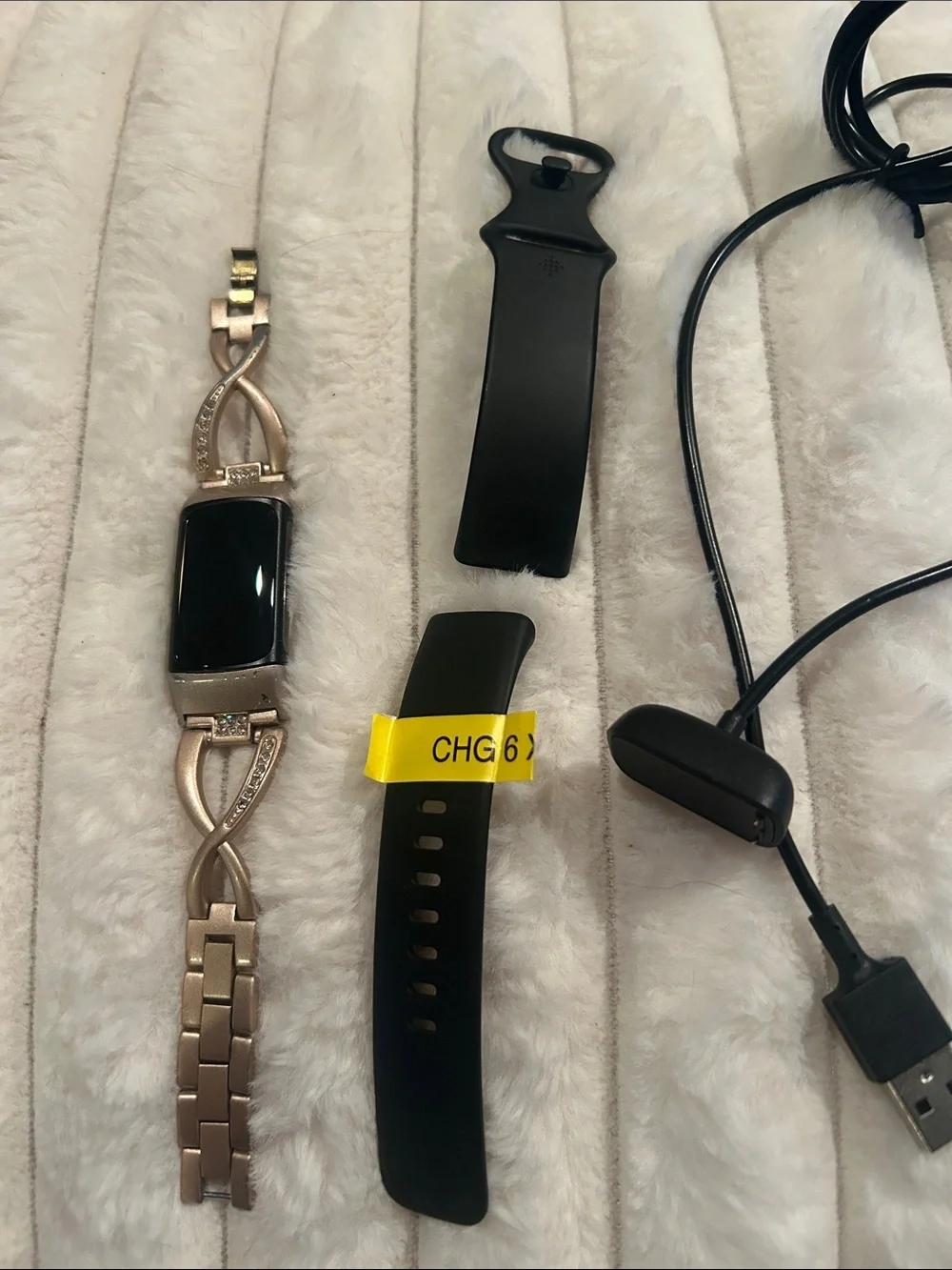 fitbit stylish rose